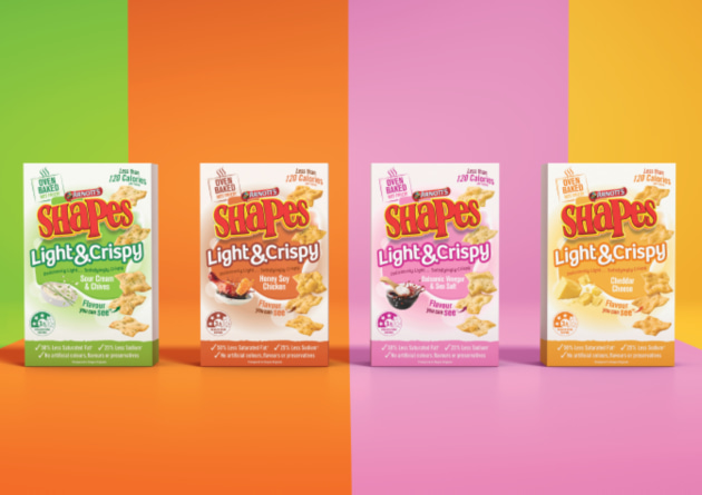 Arnott&rsquo;s Shapes is embracing the balance of flavour and feel-good for snacking options, with the launch of Shapes Light & Crispy, in four flavour-packed options.
Source: Arnott's