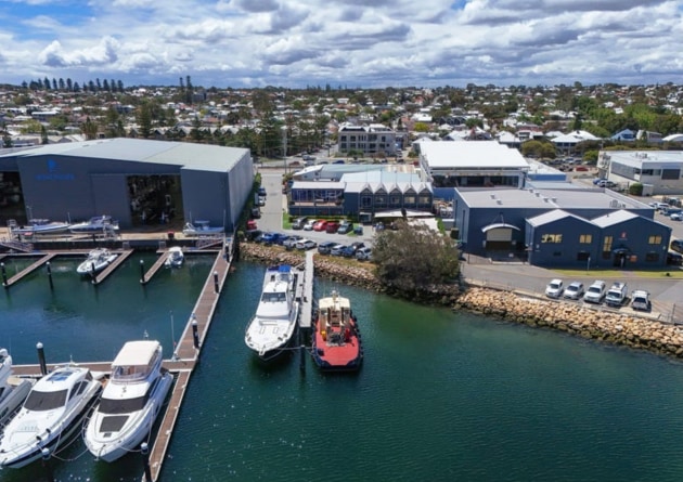 Aquaculture farm, Fremantle Seaweed, has acquired a new site in Fremantle to develop a seaweed hatchery, nursery, production and processing facility. Pictured is 20 Mews Road, Fremantle.
Source: Empire Commercial Property