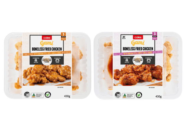 Gami Chicken is the latest QSR brand to embrace the retail push, with its Korean fried chicken landing in Coles stores nationally &ndash; accompanied by Soy Garlic or Sweet Chilli Sauces.
Source: Gami Chicken
