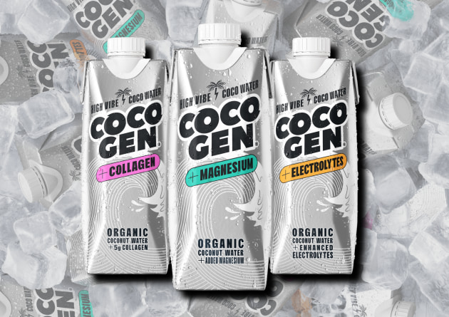 A new coconut water brand, CocoGen, has landed on Australian shelves after a successful launch in Singapore. It claims to be the first functional organic coconut water, with added electrolytes for hydration.
Source: CocoGen