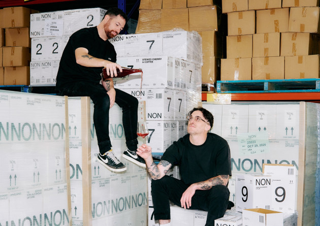 NON innovation brewer, Nick Cozens, and founder, Aaron Trotman.
Source: NON