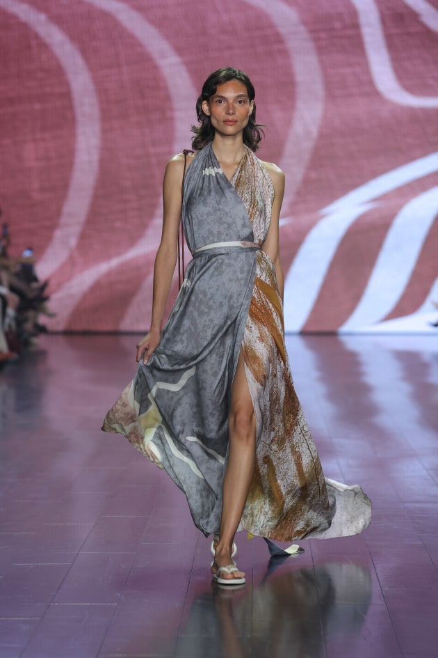 Ngali runway. Supplied by AFC Australian Fashion Week.