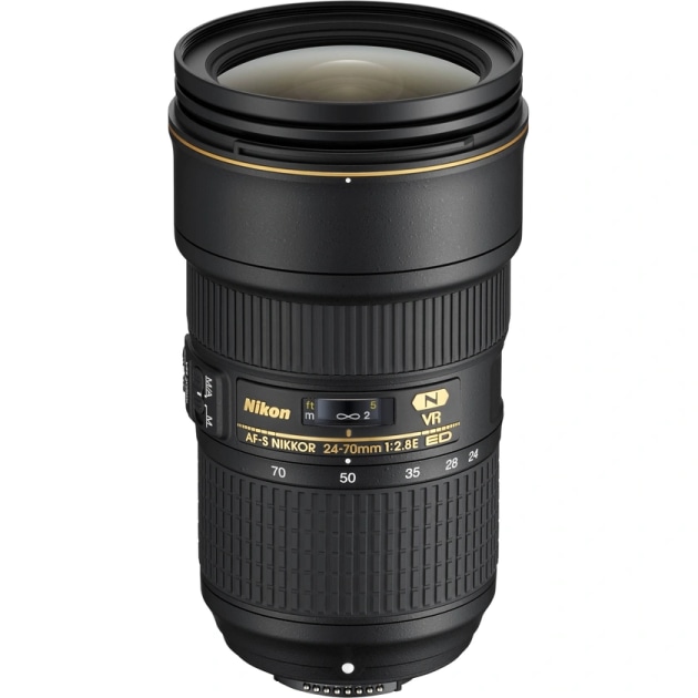 Nikon 24-70mm f2.8 ED VR (Nikon F-mount).(Alternatives are available in most mounts, including Canon, Panasonic and Sony). New price about $3400. Secondhand about $1200–$1600.