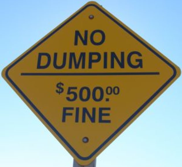 no dumping