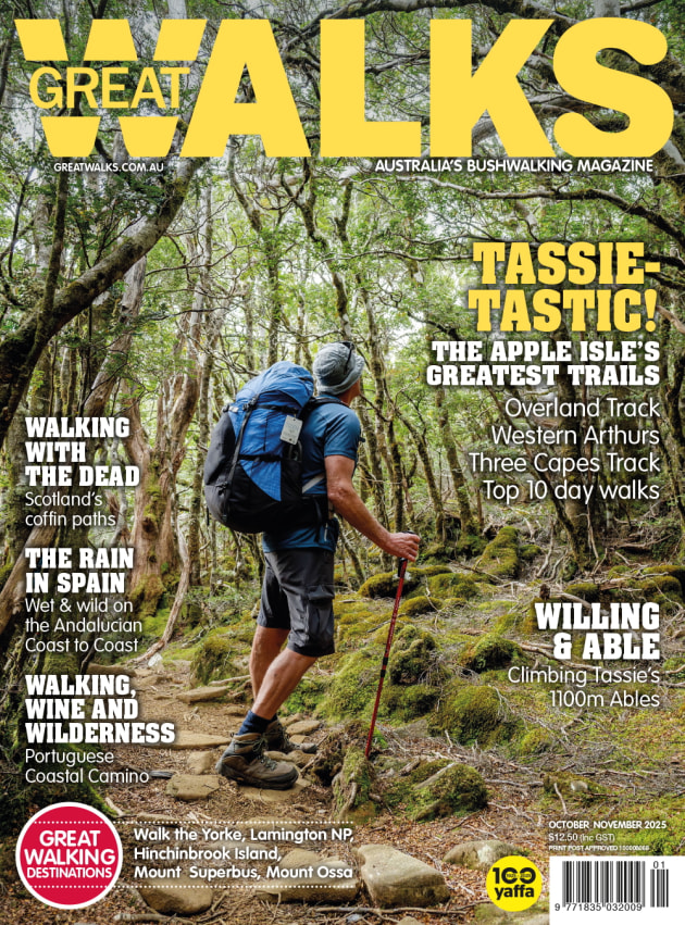 Oct-Nov isse GRW. Overland Track, Tas Tourism.