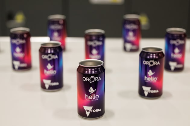 Beverage marketers' dream canvas: Cans printed on the new Helio press