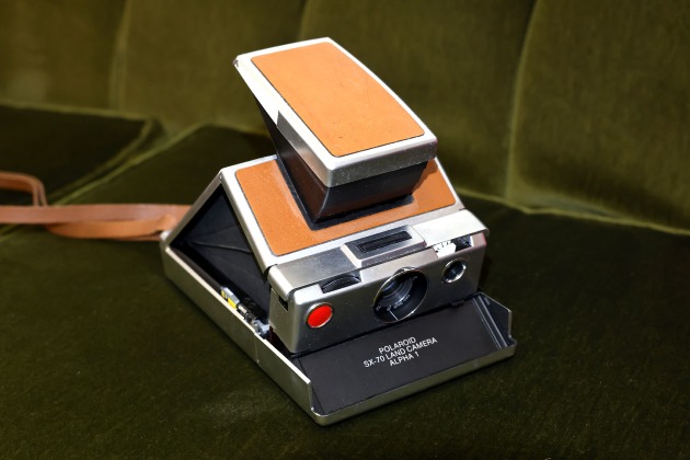 The original Polaroid SX70. Image: Tim Levy