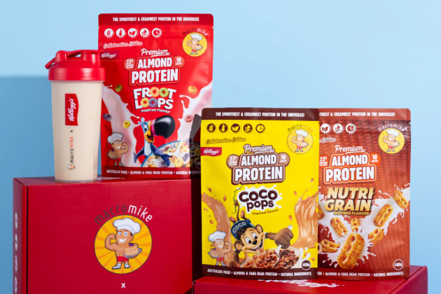 Some of Kellanova’s most iconic Kellogg’s cereals have been reimagined in a high-protein shake-up – with the release of a new collaboration with health and supplement brand, Macro Mike.
Source: Asembl