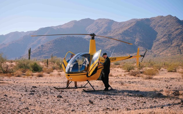 A Robinson R22 two-seat training helicopter. (Robinson Helicopter Company)