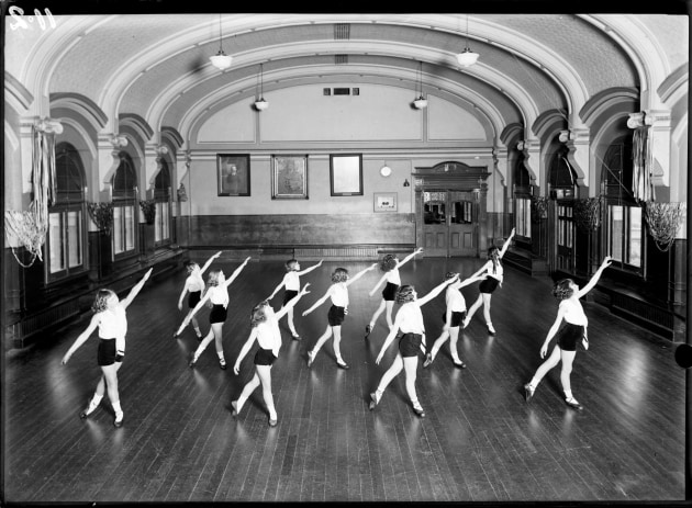 Flinders Street Station Ballroom, Melbourne, c.1920s. Photo: State Library Victoria.