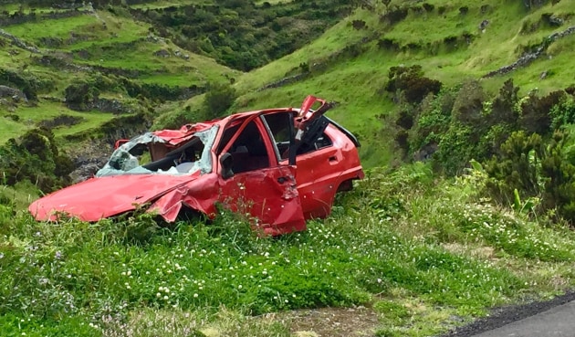 Crashed Car