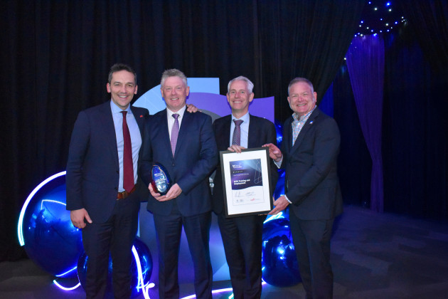 Left to right: Blair Boyer MP South Australian Minister for Education, Training and Skills, Darrell Jacobs Motor Trade Association SA/NT CEO, The Hon Andrew Giles Federal Minister for Skills and Training of Australia, Mark McGuire Motor Trade Association SA/NT Chair.