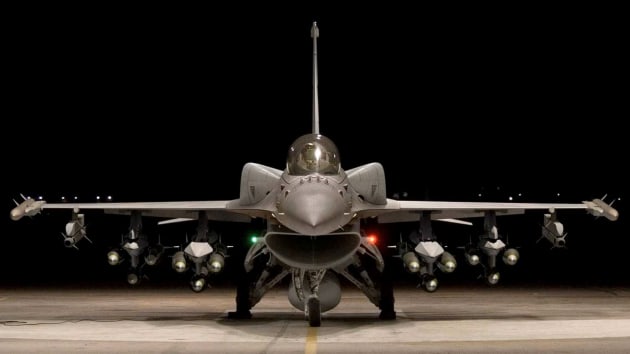 An F-16 with Viper Shield.

Credit: L3Harris