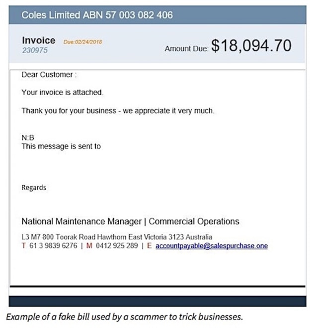 scam bill