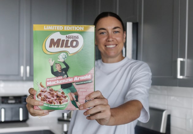 Nestlé’s iconic Milo cereal has received a berry exciting upgrade, as the company teams up with Australian footballer and Milo ambassador, Mackenzie Arnold, to launch its limited-edition Milo Strawberry Flavoured Cereal.
Source: Nestlé