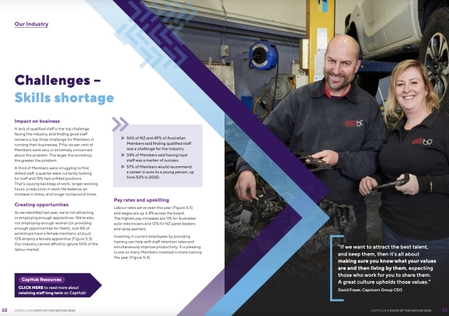 Capricorn state of the nation report screenshot