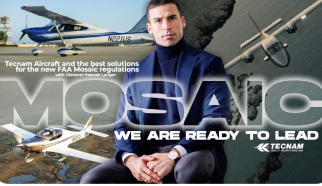 The name MOSAIK59 is a fusion of two core principles guiding Tecnam&rsquo;s engineering. (You Tube still)