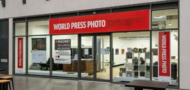 MAGNET Gallery was the first Melbourne gallery in 67 years to host the World Press Photo (2022). Image: Magnet Gallery Instagram