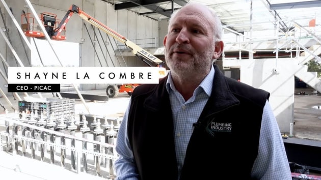 World Plumbing Council chair, Shayne La Combre.