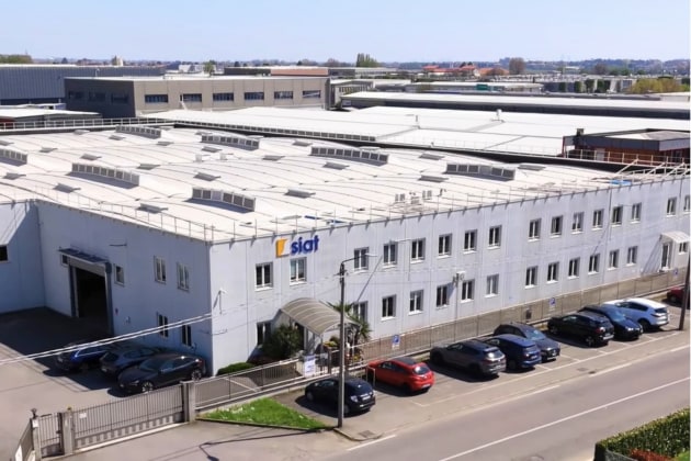 End-of-line machinery specialist SIAT's headquarters in Northern Italy.