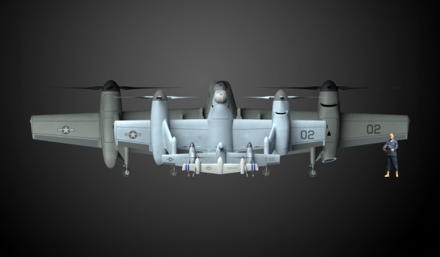 The Nomad family of VTOL drones can be scaled in size for a variety of sea and land-based missions.  

Credit: Sikorsky