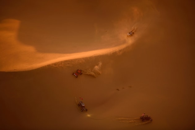 A finalist in the Travel category – ATVs driving fast and furious in the deserts of Southern California (Credit: Jassen Todorov)