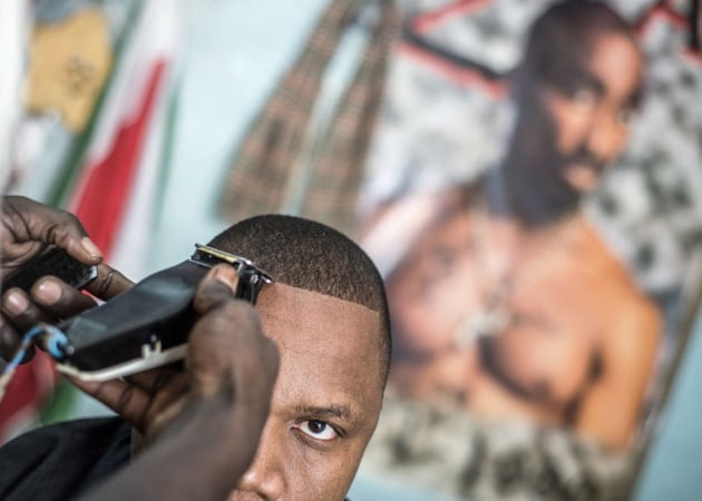 A finalist in the People category – a barbershop in Maramba, Livingstone, Zambia (Credit: Oleksandr Rupeta)