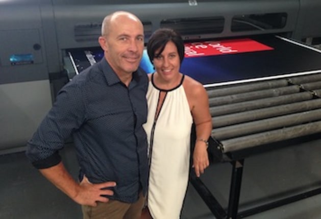 (l-r) Fireworks directors Stephen Boyd and Kerry-Anne Boyd