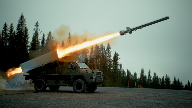 Kongsberg and Thales have announced the successful live-firing of a Naval Strike Missile test munition from the StrikeMaster missile launch vehicle in Norway.

Credit: Kongsberg 