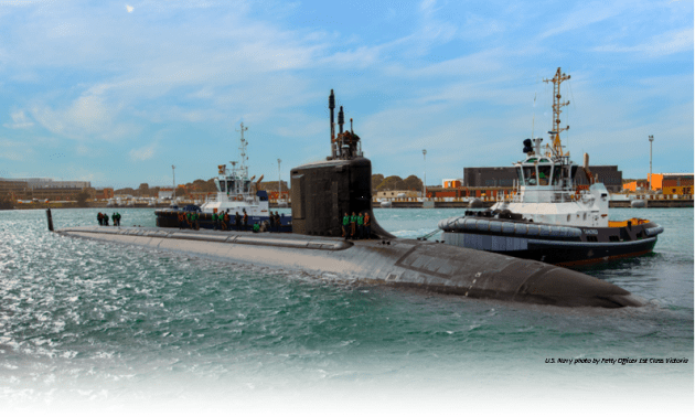USN VA class submarine. 

Credit: Petty Officer 1st Class Victoria / US Navy