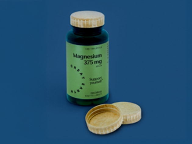 Blue Ocean Closures took home the Recyclable Packaging award for its fibre-based screw cap