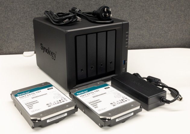 I was supplied with two 16TB HDDs, though I can add more later. Photo: Tim Levy