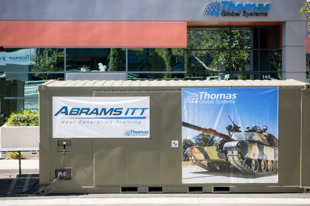 Thomas Global Systems has showcased its M1A2 Abrams Immersive Tactical Trainer to United States Government departments and industry partners.

Credit: Thomas Global Systems