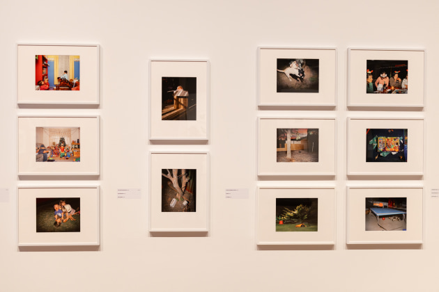 Trent Parke &ndash; The Christmas Tree Bucket exhibition at NGA 2025. Photo: Tim Levy