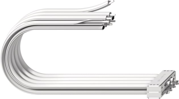 The igus e-skin flat modular designed energy supply system, available from Treotham, safely guides particle-free energy chains to cables and hoses in compact installation spaces in cleanrooms.
