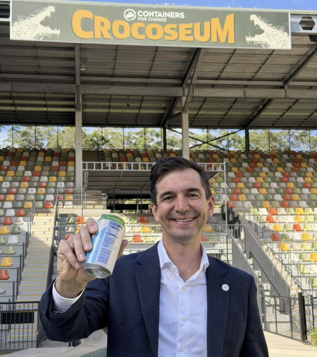 Trevor Evans at Australia Zoo's Crocoseum