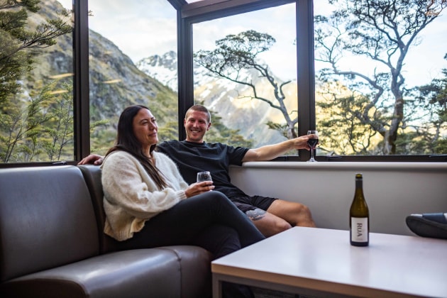 Getting comfy at the end of the second day.