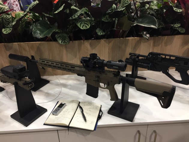 An Australian Combat Assault Rifle at the Thales stand at Land Forces 2022.

Credit: Max Blenkin