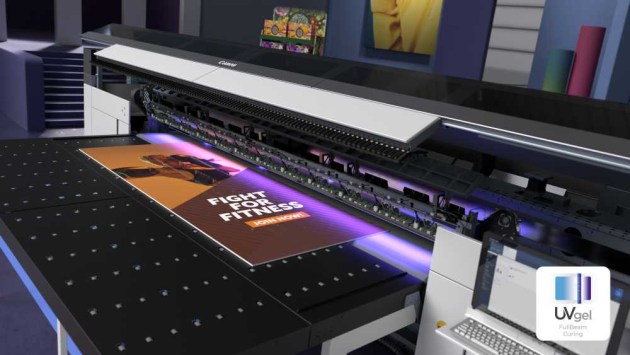 UVgel FullBeam Curing technology: Enables 