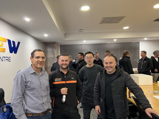 Some of the repairers at the WA information night.