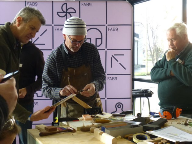 David Haig, New Zealand taught a masterclass in which hands-on shaping techniques were explored.