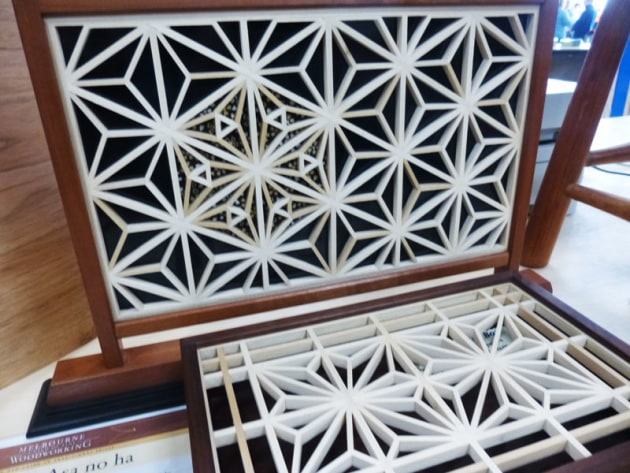 Matt Kenney's kumiko as a box feature.