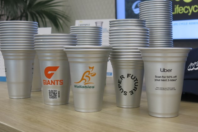 Australian reuse service provider WOSUP demonstrated reuse systems currently in operation.