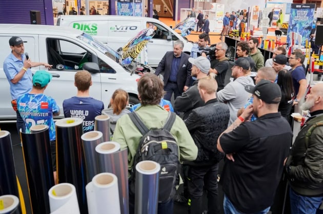 Spotlight on wrapping solutions: Over 2000sqm of exhibition space will showcase the latest films, adhesives, laminates and surface wrapping innovations