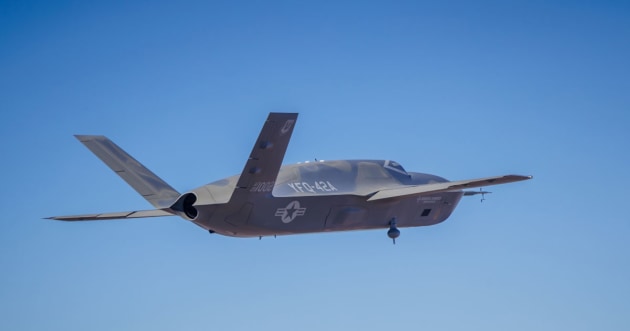 The YFQ-42A Collaborative Combat Aircraft, built by General Atomics Aeronautical Systems for the US Air Force, has returned to flight testing following a round of safety reviews and software enhancements for the new uncrewed fighter jet.

Credit: GA-ASI