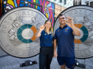 Rebel salutes rugby teams with coin release