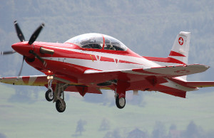 Pilatus training aircraft pass flying milestone