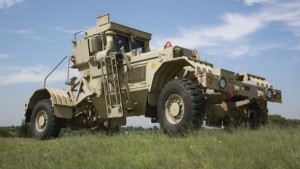 Remotely operated Husky mine detector