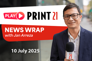 PLAY Print21: Video Bulletin 10 July