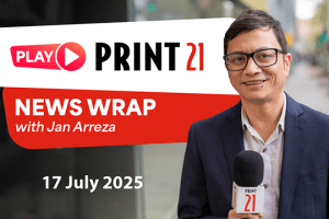 PLAY Print21: Video Bulletin 17 July